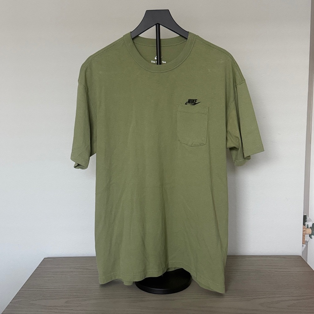 Nike Sage Green Tee with Pocket